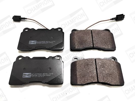 Zestaw klocków hamulcowych, hamulce tarczowe CHAMPION 571952CH