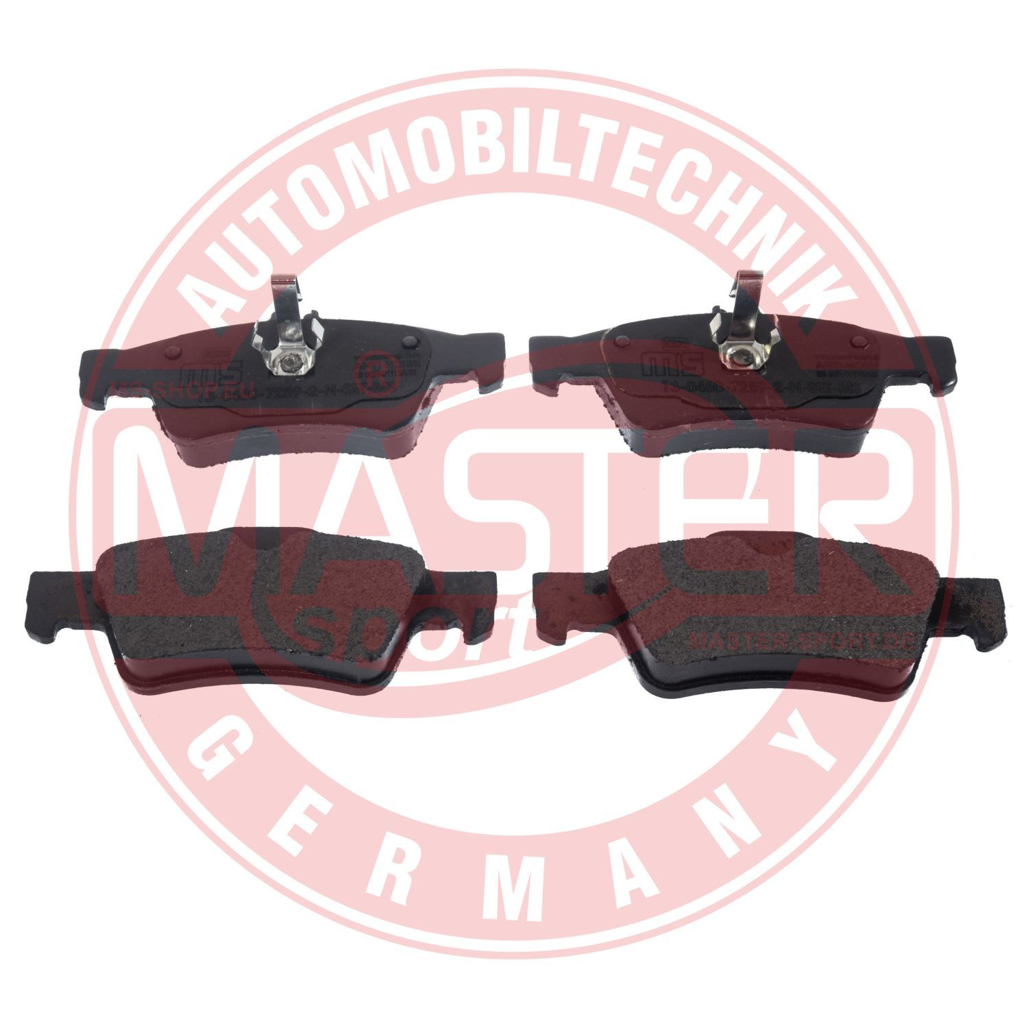 Zestaw klocków hamulcowych, hamulce tarczowe MASTER-SPORT GERMANY 13046072592N-SET-MS