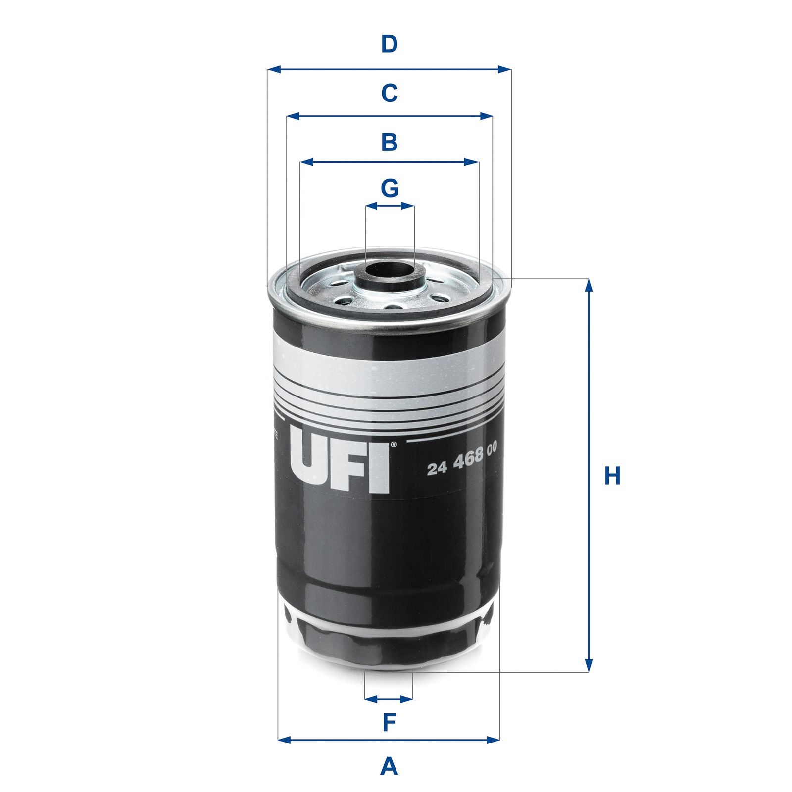 Palivový filter UFI 24.468.00