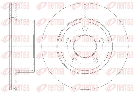Brzdový kotouč REMSA 6886.10