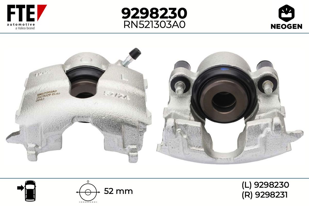 Etrier frana FTE NEOGEN 9298230