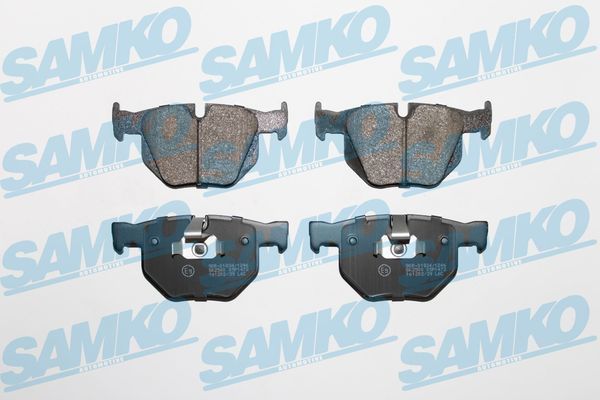 Levně Sada brzdových destiček, kotoučová brzda SAMKO 5SP1472