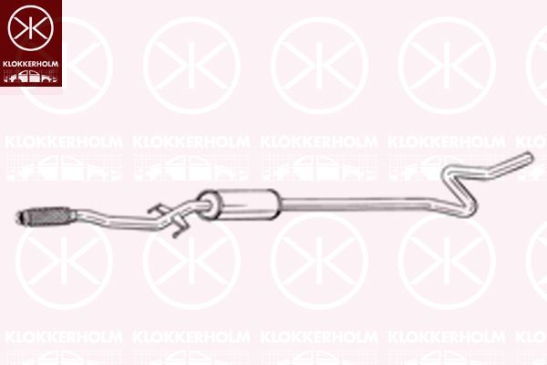 Tłumik środkowy KLOKKERHOLM 292-067