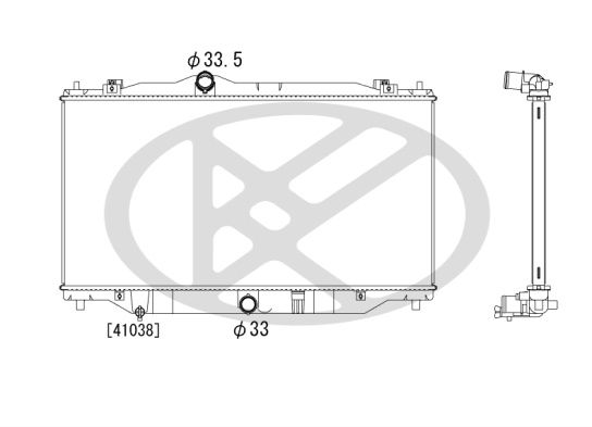 Radiator, racire motor KOYORAD PL063631