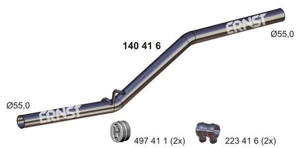 Rura wydechowa ERNST 2K3253201
