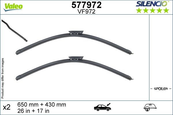 Pióro wycieraczki VALEO 577972