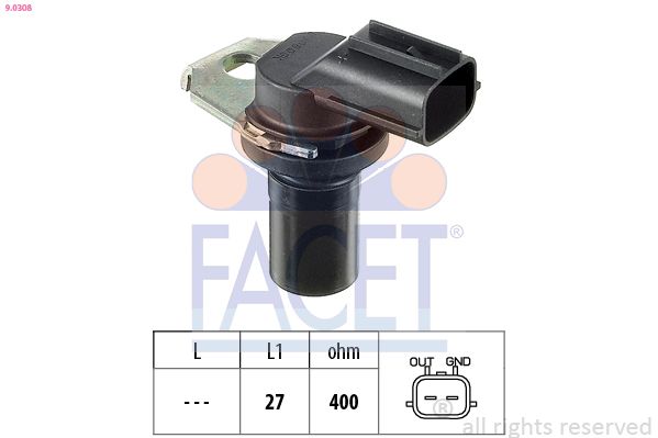 Snímač otáčok, automatická prevodovka FACET 9.0308