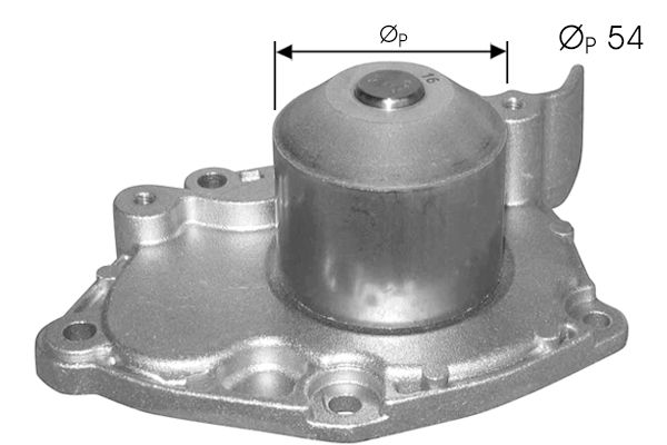 Pompe à eau, refroidissement du moteur
