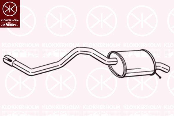 Tłumik końcowy KLOKKERHOLM 279-637