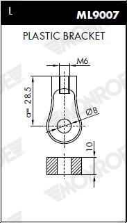 Газовая пружина, капот