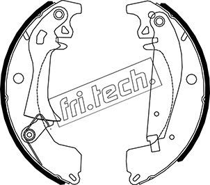 Zestaw szczęk hamulcowych FRI.TECH. 1088.219Y