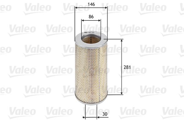 Vzduchový filter VALEO 585680