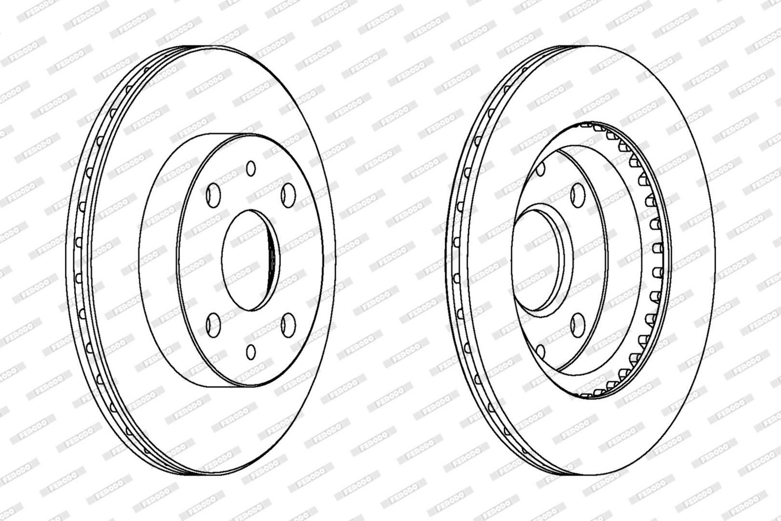 Disc frana FERODO DDF1394C