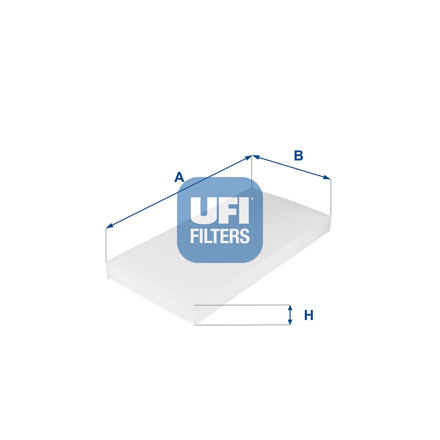 Filtr, vzduch v interiéru UFI 53.045.00