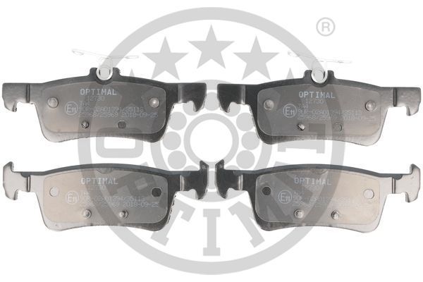 Zestaw klocków hamulcowych, hamulce tarczowe OPTIMAL BP-12730