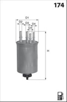 Filtr paliwa LUCAS FILTERS LFDF275