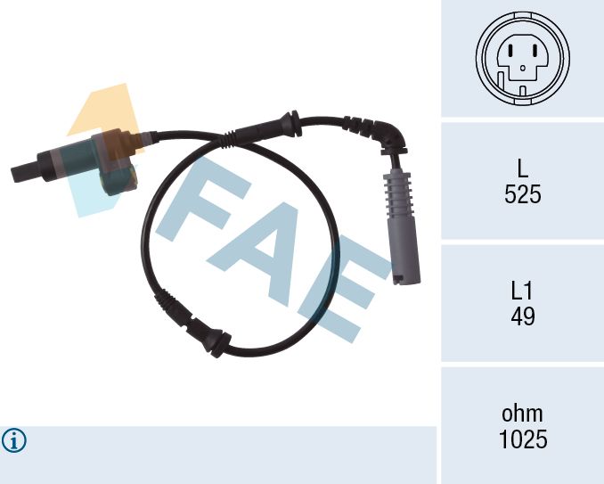 senzor,turatie roata FAE 78018