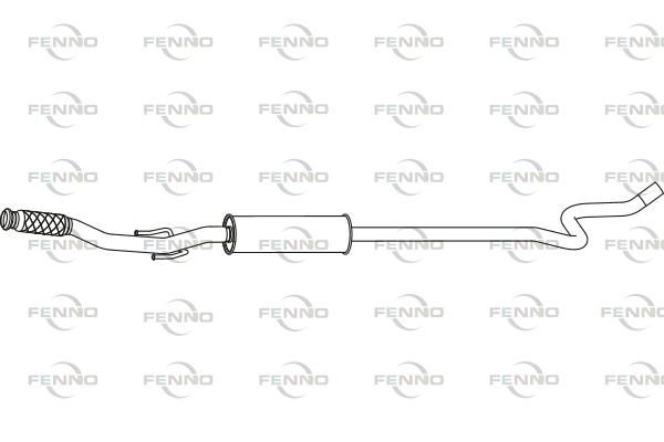 Tłumik środkowy FENNO P17041
