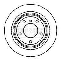 Tarcza hamulcowa BORG & BECK BBD4218