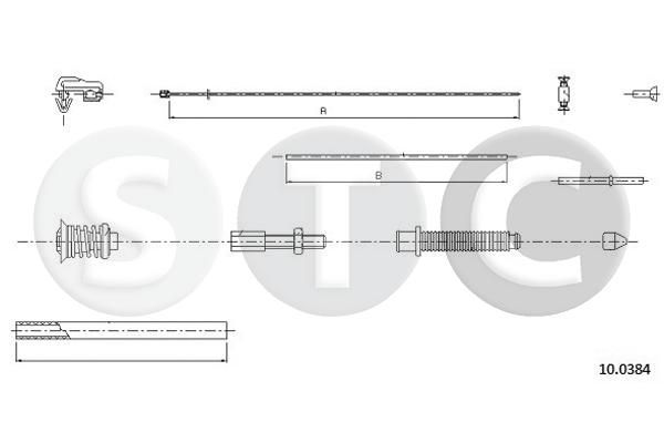 Linka gazu STC T483141