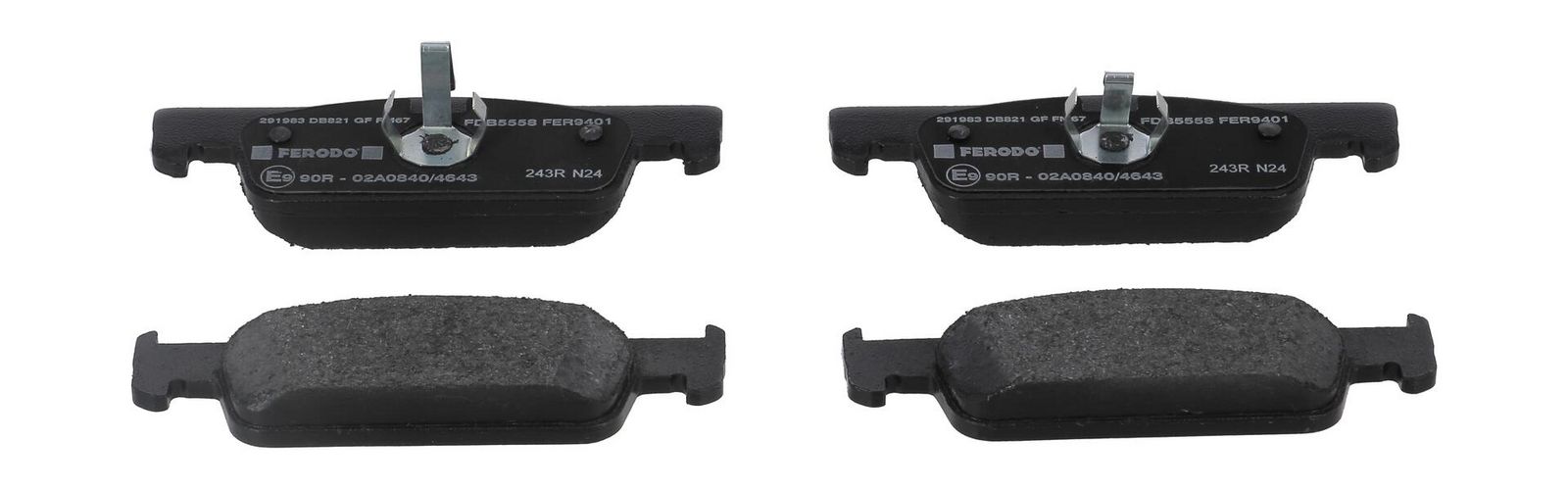 set placute frana,frana disc FERODO FDB5558