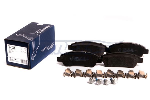 Levně Sada brzdových destiček, kotoučová brzda TOMEX Brakes 14-41
