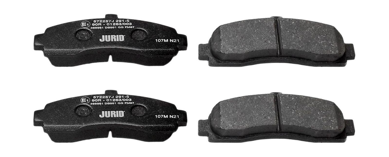 Комплект тормозных колодок, дисковый тормоз