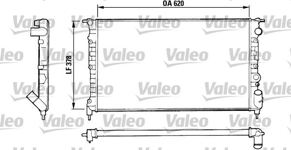 Chłodnica, układ chłodzenia silnika VALEO 816552