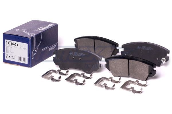 Levně Sada brzdových destiček, kotoučová brzda TOMEX Brakes 16-34