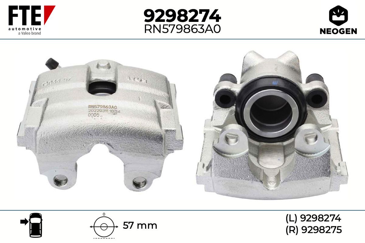 Etrier frana FTE NEOGEN 9298274