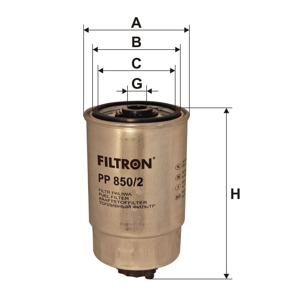 Levně Palivový filtr FILTRON PP 850/2
