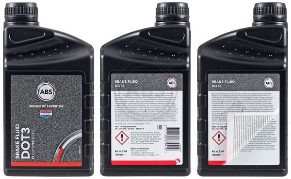 E-shop A.B.S. Brzdová kvapalina DOT 3, 7504, 1 L