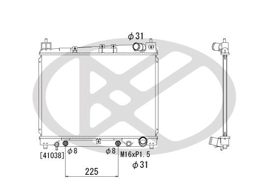 Radiator, racire motor KOYORAD PL010863