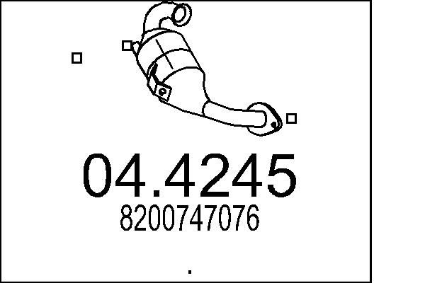 Katalizator MTS 04.4245