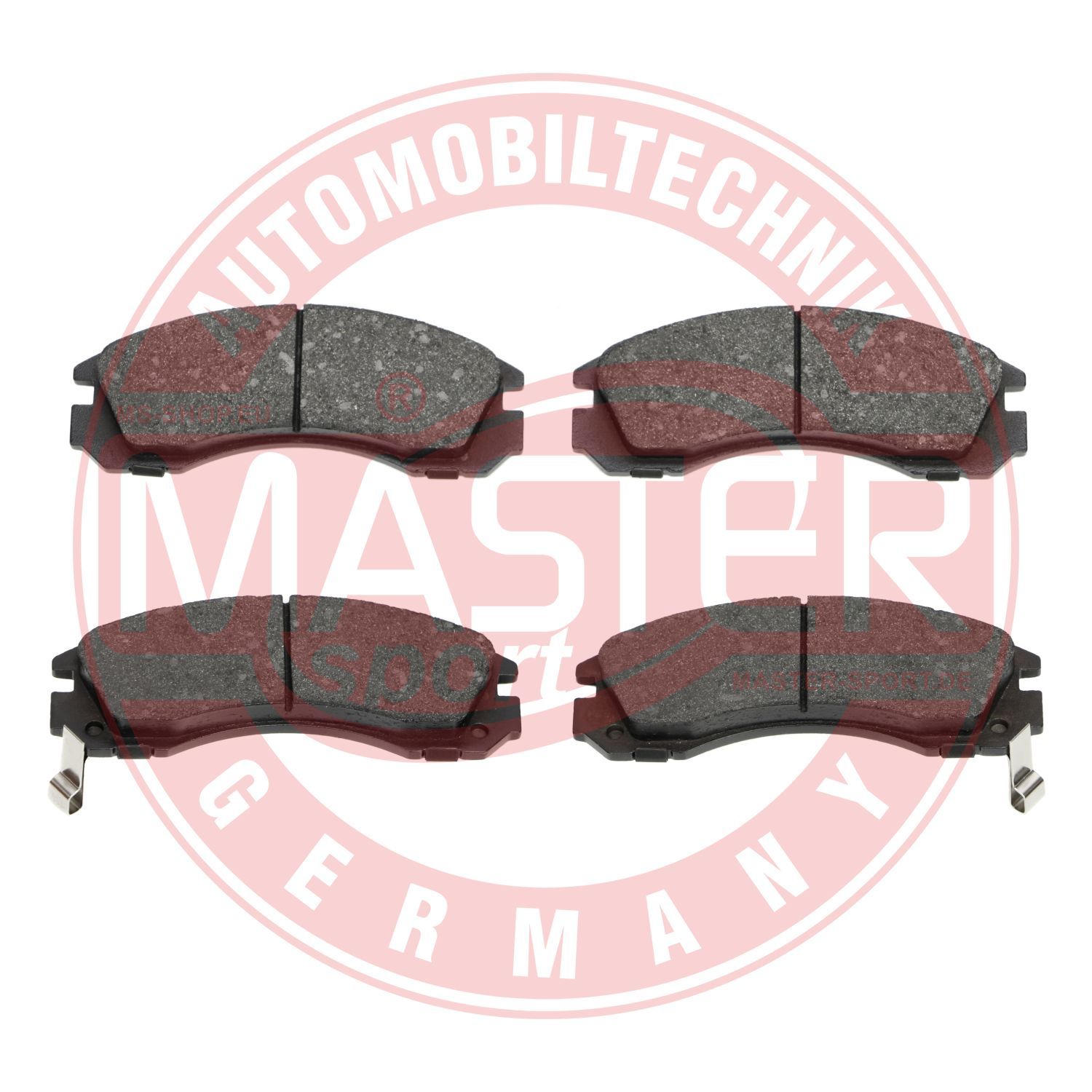 Zestaw klocków hamulcowych, hamulce tarczowe MASTER-SPORT GERMANY 13046059582N-SET-MS