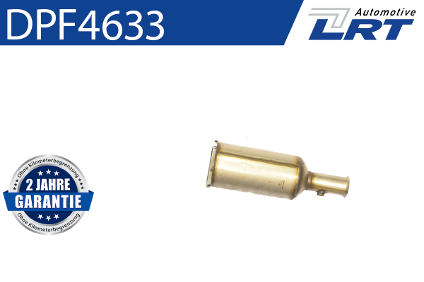 Filtr sadzy / filtr cząstek stałych, układ wydechowy LRT DPF4633