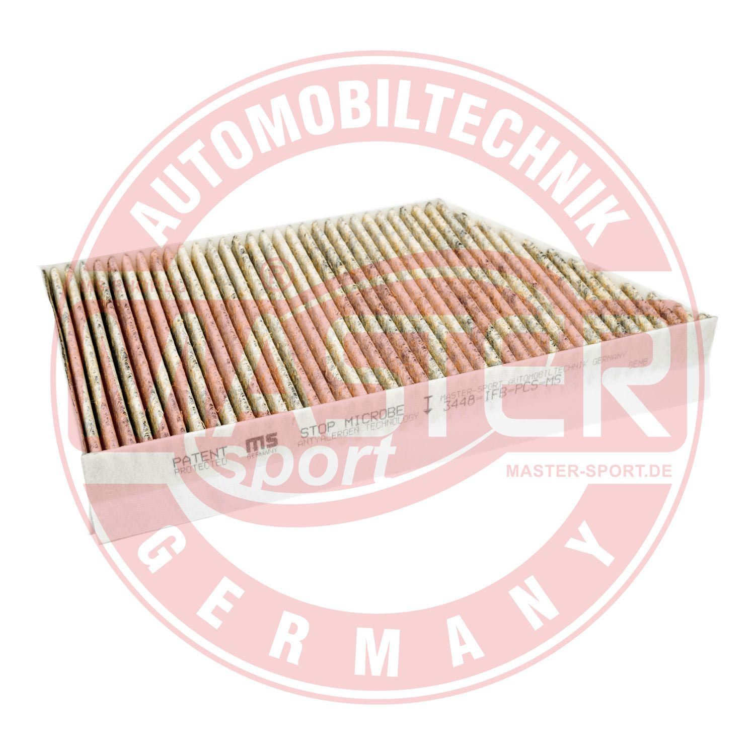 Filtr, wentylacja przestrzeni pasażerskiej MASTER-SPORT GERMANY 3448-IFB-PCS-MS