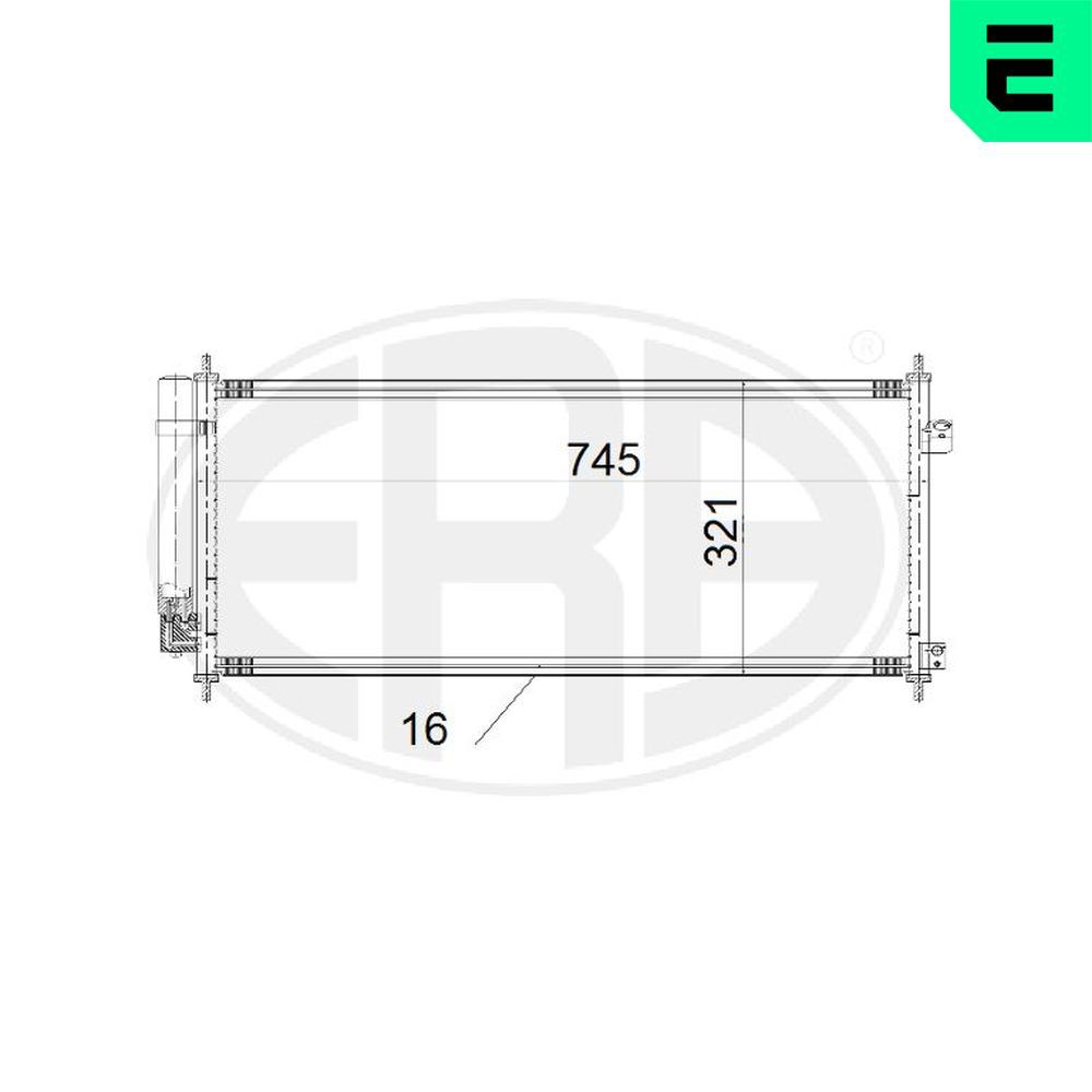 Condensator, climatizare ERA 667199