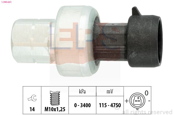 Przełącznik ciśnieniowy, klimatyzacja EPS 1.980.031