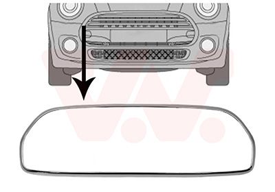 Rama, grila radiator VAN WEZEL 0529518
