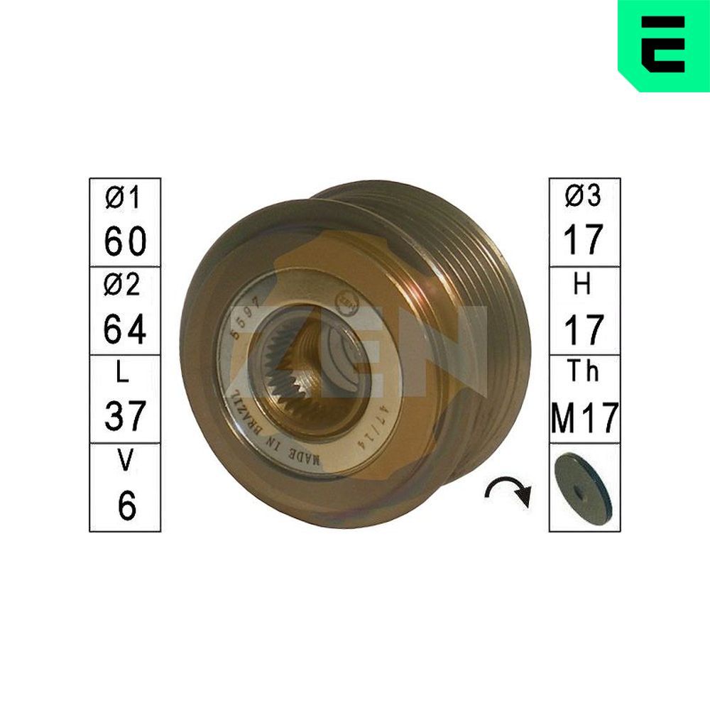 Sistem roata libera, generator ERA ZN5597