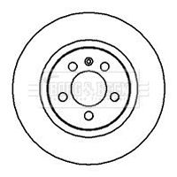 Tarcza hamulcowa BORG & BECK BBD5040