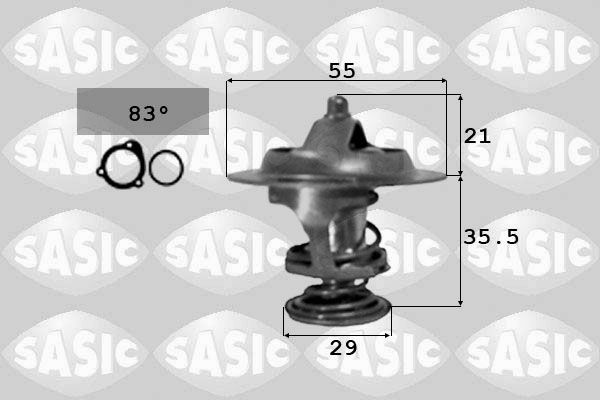 Termostat, środek chłodzący SASIC 3381231