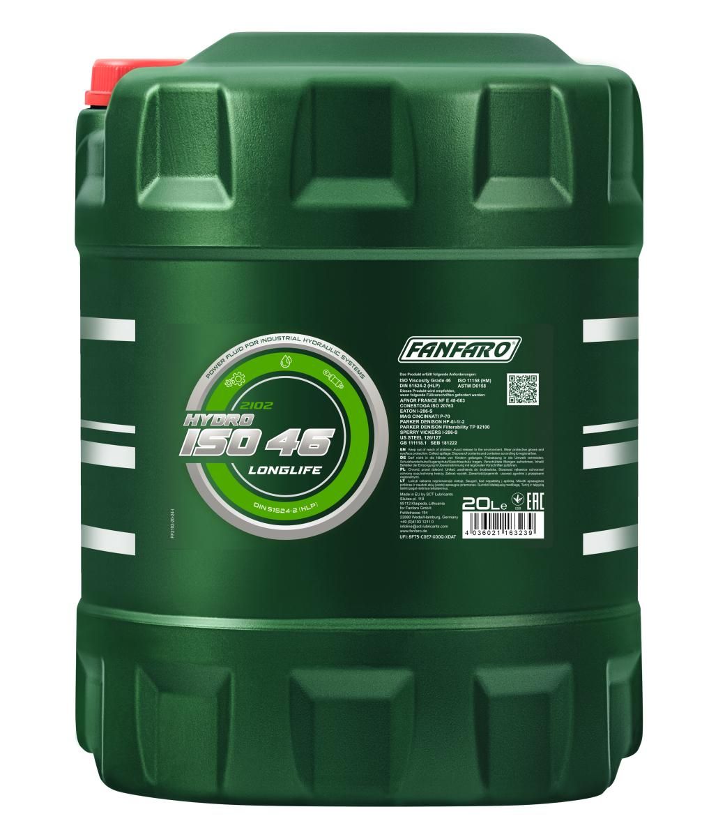 E-shop OLEJ FANFARO HYDRO ISO 46 20L