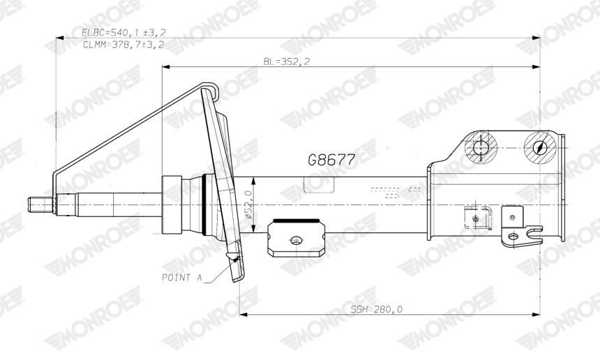 amortizor MONROE G8677