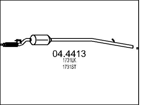 Katalizator MTS 04.4413