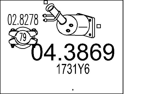 Katalizator MTS 1731Y6