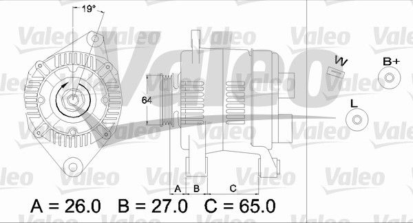 Alternator VALEO 436737