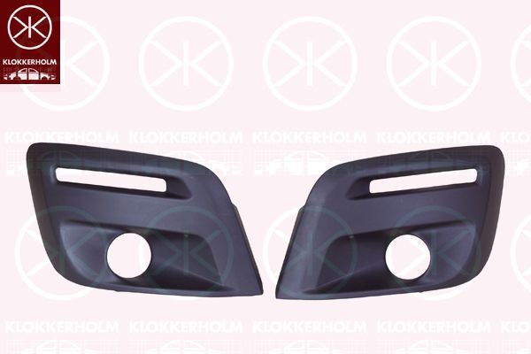 Kratka wentylacyjna, zderzak KLOKKERHOLM 0552916