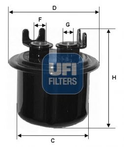 Palivový filter UFI 31.539.00